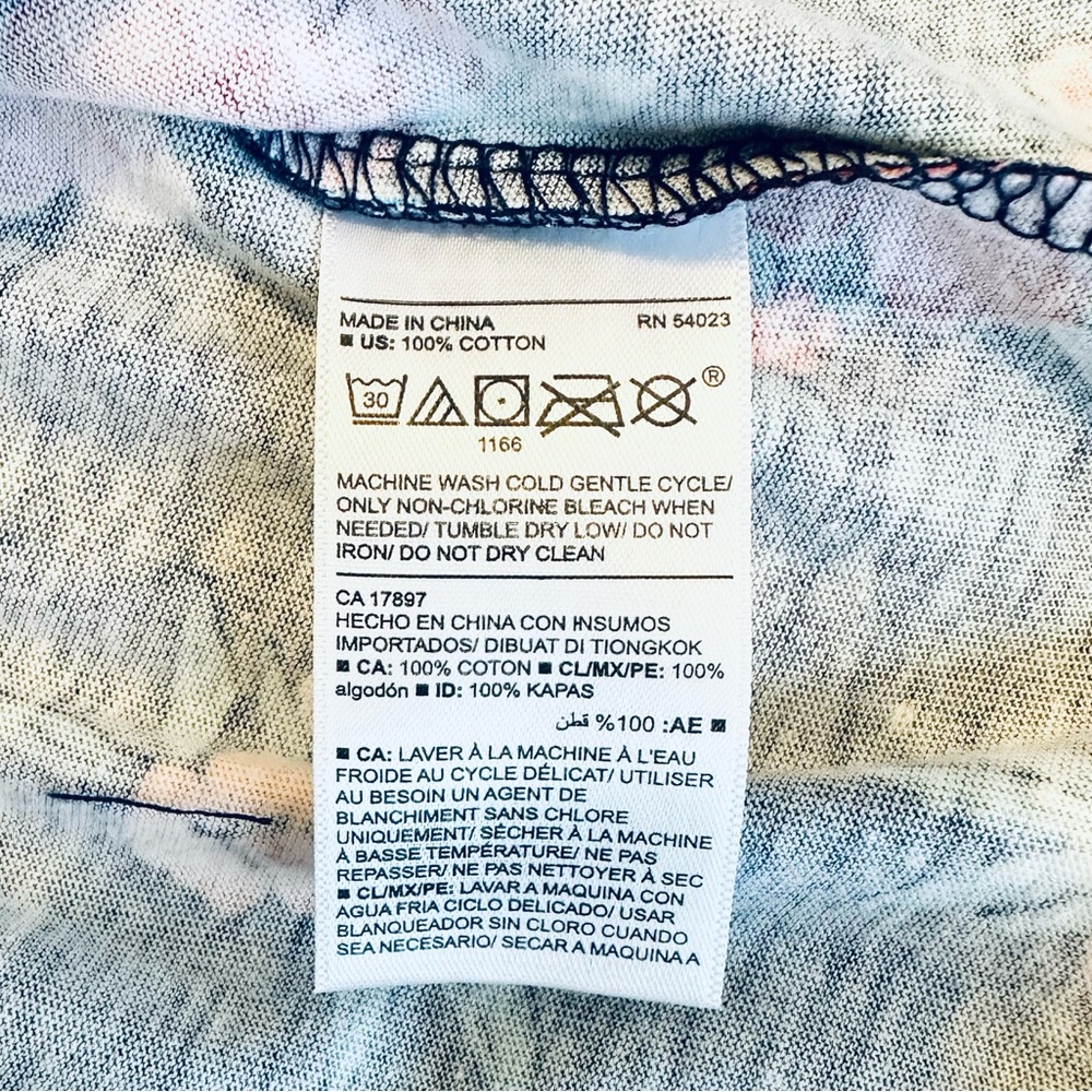 NWOT Old Navy Sleeveless Everyday Dress / Navy Floral / 18-24 Months - Picture 4 of 4